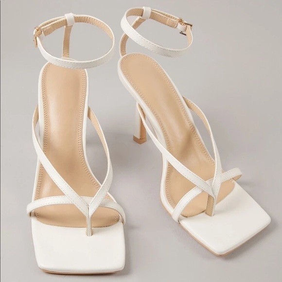 Bottega Veneta Looking White Mule Heels - Picture 2 of 8